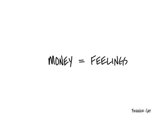 Carl Richards Behavior Gap Money Equals Feelings