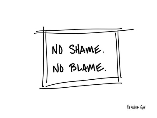 Carl Richards Behavior Gap No Shame, No Blame