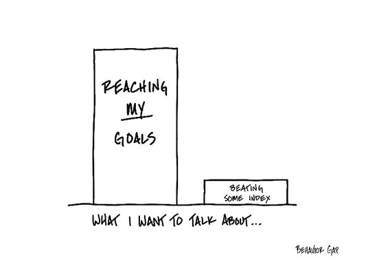 Carl Richards Behavior Gap Beating the Market, Missing the Point