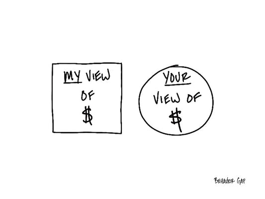 Carl Richards Behavior Gap We See Money Differently