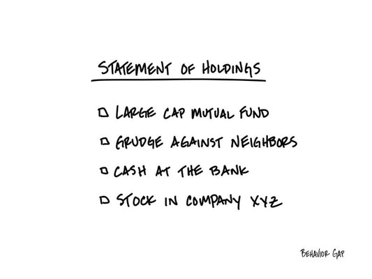 Carl Richards Behavior Gap Your Emotional Balance Sheet